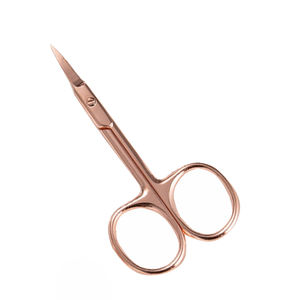 Ciseaux à cuticules en acier inoxydable or rose, design haut de gamme 2026, personnalisables, pour manucure et maquillage - Product Image 4