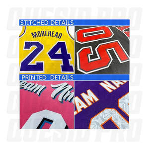 Camisetas de Baloncesto Personalizadas de Malla 100% Poliéster, Tallas Grandes, Colores Personalizados, Ropa Deportiva para Hombre y Jóvenes, Tops de Baloncesto - Product Image 4