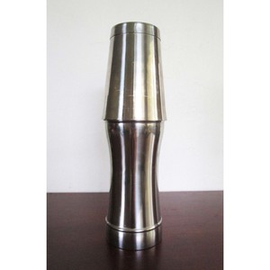 Durable Barware <b>Accessories</b> Silver Glossy Metal Cocktail Shaker for Hotel and Bar Wine & <b>Drinkware</b> Beverage Serving Supplies - Product Image 5