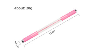 Pluma manual de microblading de doble punta de cristal para tatuaje de cejas, herramienta manual para maquillaje permanente - Product Image 4