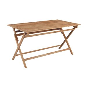 Modern Eco-Friendly Durable Solid Teak <b>Folding</b> Dining <b>Table</b> for Villa Home Furniture - Product Image 1