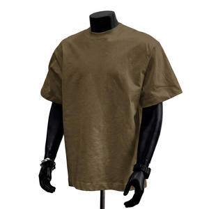 เสื้อยืดแขนสั้นผู้ชาย สีขาว ผ้าฝ้าย ทรงปกติ คอกลม แบบลำลอง ผ้าเจอร์ซีย์ถัก สีพื้น ดีไซน์เรียบ - Product Image 3