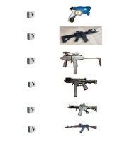 Simulateur de tir virtuel avancé et simulateur de pistolet avec projection tactile à 30 points, simulateur de tir avec 6 jeux FPS intégrés