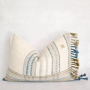 Funda de cojín de lana de lujo ligera hecha a mano profesional 100% Kilim técnica de tejido sólido a rayas cuadradas indias para la vida en el hogar - Product Image 4