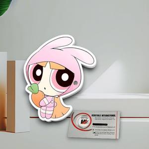 แผ่นแม่เหล็กติดขนตาอะคริลิคแบบใช้ซ้ำได้ ลายดอกไม้ หัวใจ ผีเสื้อ สีชมพู รุ่นใหม่ล่าสุด ยี่ห้อ Pink Power Puff Girl เป็นมิตรต่อสิ่งแวดล้อม - Product Image 4