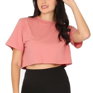 Camiseta Corta Oversize con Hombros Caídos y Estampado Personalizado para Mujer, Camiseta de Manga Corta Estilo Urbano para Mujer - Product Image 1