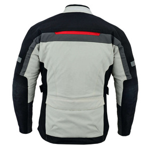 Blouson de moto unisexe en cuir coupe-vent à manches longues, color-block, grande taille, séchage rapide, respirant, toutes saisons, pour adulte - Product Image 2