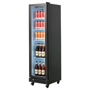 Refrigerador Comercial con Puerta de Vidrio, Enfriador de Bebidas de 6.9 Pies Cúbicos, Refrigerador Vertical - Product Image 1