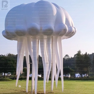 Instalación Artística Inflable de Medusa Gigante con Luces LED, Globo de Animal Marino Inflable Personalizado para Festival de Música/Tour de Escenario/<span class=keywords><strong>Club</strong></span> - Product Image 6