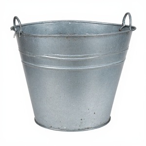Jardinière en métal galvanisé de qualité supérieure, conçue pour un jardinage élégant en intérieur et en extérieur, avec une construction durable résistante à la rouille - Product Image 1