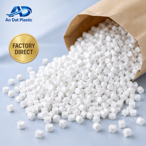เม็ดพลาสติก PVC สีขาว ProPrivate Label รุ่น AD K-W50 เกรดอุตสาหกรรม สำหรับผลิตภัณฑ์ขึ้นรูป บรรจุภัณฑ์แบบกำหนดเอง รับผลิตแบบ OEM/ODM - Product Image 4