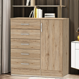 Armario Infantil de Estilo Moderno Hecho en Malasia 1137, Estante para Libros y Juguetes para Dormitorio, Sala de Estar, Baño, Exterior, Material de Madera - Product Image 1