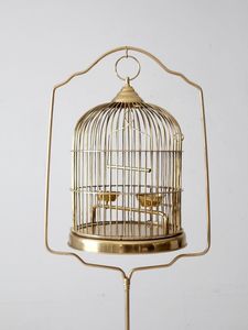 Jaula de Pájaros de Alambre Metálico Hecha a Mano y Personalizada, Decoración para el Hogar y el Jardín, Jaula Decorativa de Mesa - Product Image 3