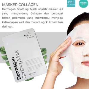 24. Mascarilla Facial Dermagen Calmante e Hidratante con Colágeno, Minerales y Algodón - Product Image 3