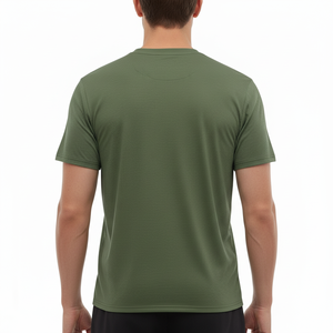 T-shirt imprimé tendance pour homme, coupe droite, en jersey tricoté 100 % coton, style décontracté et sportif, haut court, vente en gros - Product Image 2