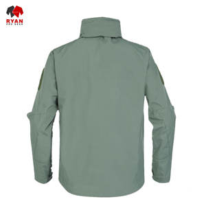 เสื้อแจ็คเก็ตซอฟต์เชลล์คุณภาพพรีเมียมสำหรับผู้ชาย ปิดด้วยซิป ผ้าระบายอากาศได้ดี พร้อมโลโก้แบบกำหนดเอง เป็นมิตรต่อสิ่งแวดล้อม - Product Image 3