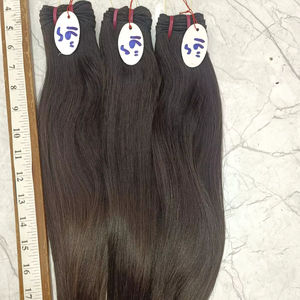 Extensions de cheveux vierges indiens 100 % naturels Remy, tissage double trame à la machine, toutes couleurs, vente en gros, collection 2026 tendance - Product Image 1