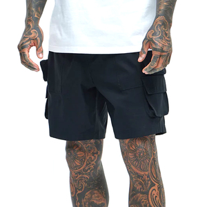 Shorts cargo en toile pour hommes, style actuel, coupe ajustée, confortables, design unique, meilleur fournisseur, tendance, best-seller - Product Image 1