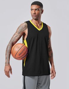 Reversible Basketball Jersey for Men – Lightweight Breathable Mesh Scrimmage <b>Athletic</b> Practice Sports Jersey - Product Image 3