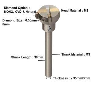 Herramienta de grabado de volante de acero inoxidable EAGLION de 2 mm y 100 diseños, herramientas de facetado redondas de corte brillante para joyería, oro y plata - Product Image 3