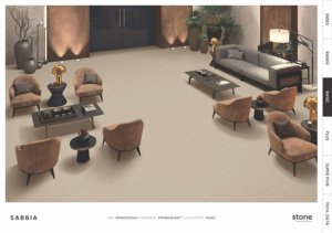 กระเบื้องพอร์ซเลนคุณภาพสูงสำหรับพื้นที่การใช้งานเชิงพาณิชย์ที่มีการเคลื่อนไหวหนาแน่น ทนทาน แข็งแรง ทนต่อแรงกระแทก กันลื่น หนา 8.5 มม. - Product Image 3