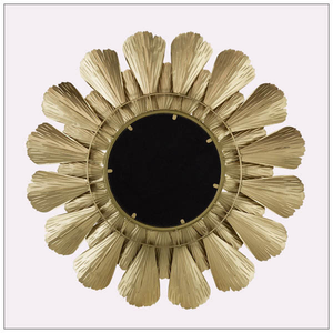 Best Selling Modern Metal Leaf Wall <b>Mirror</b> for Home Decor and Gifting for Luxury Bathroom Use Wholesale - Product Image 5