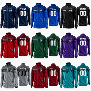 Custom Soccer Windbreaker <b>Jacket</b> <b>Lightweight</b> Water Resistant Sublimated Name Number Team Training <b>Jacket</b> OEM ODM Manufacturer - Product Image 2