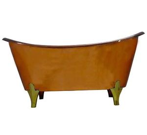 Bañera de Cobre con Patas, Ovalada, Independiente, Acabado Cobre Antiguo, sin Tapa, para Hogar u Hotel - Product Image 3