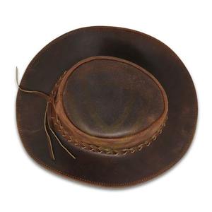 Sombrero de Vaquero de Cuero en Colores Personalizados para Viajes y Uso al Aire Libre, Estilo Moderno para las Cuatro Estaciones - Product Image 5