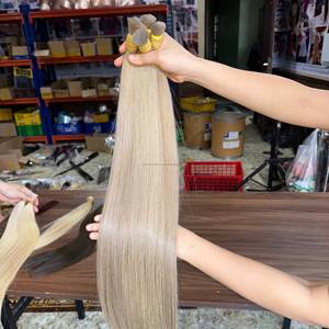 Produits capillaires en gros : Extensions de cheveux naturels vietnamiens en vrac - Product Image 3
