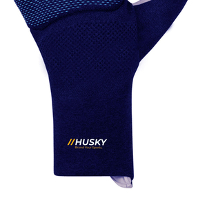 HUSKY SPORTSWEAR Warm Full Finger <b>Touchscreen</b> <b>Gloves</b> Black Acrylic Cotton Winter Outdoor Use Jacquard Wrist Length Breathable - Product Image 4