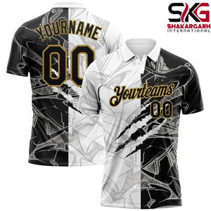 Camiseta Polo de Golf con Estampado Personalizado, Transpirable, de Poliéster, Manga Corta, Ropa Deportiva para Equipos - Product Image 1