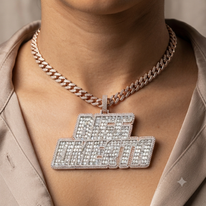 Colgante de Plata 925 con Letra Grande Personalizada de Moissanita y Diamantes, Estilo Hip Hop, Chapado en Oro para Hombre, Joyería de Fiesta - Product Image 2