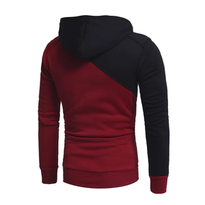 Men's Gray <b>Hooded</b> <b>Zip</b>-Up Sweatshirt Slim Fit Breathable Knitted Polyester Casual Autumn Wear Front Logo Design - Product Image 3