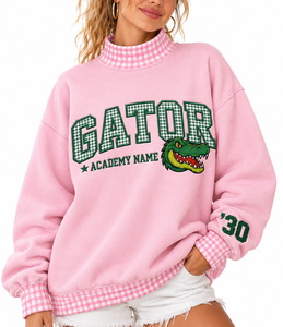 Sudadera de cuello alto para mujer al por mayor, de algodón prémium, estilo oversize, informal, para uso diario y streetwear. - Product Image 5