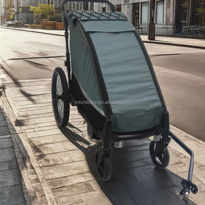 Outdoor Adventures Pet Stroller Big Dog Bike Trailer pour animaux de compagnie actifs - Product Image 1