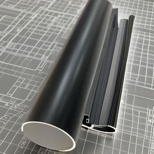Perfiles de Tubo de Extrusión de Aleación de Aluminio con Ranura en V, Serie 6000, Anodizado Industrial Plateado, Color Personalizado, ODM, OEM, Corte y Doblado - Product Image 1
