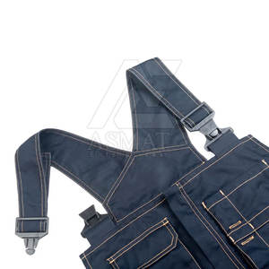 Pantalones de Trabajo Flexibles con Tirantes, Tela Elástica, Construcción Duradera, Bajo MOQ, Precio de Fábrica al por Mayor - Product Image 4
