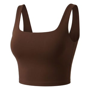 Women's <b>Stretch</b> Strappy Yoga Running Workout Active Sports <b>Bra</b> , Yoga Top , Sport <b>Bra</b> - Product Image 3