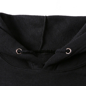 Sudadera con capucha de invierno para hombre, 100% algodón, bordada, de color sólido, personalizable, de forro polar, para unisex. - Product Image 4