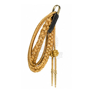 Aiguillettes élégantes avec cordons d'épaule, couleurs personnalisées et détails décoratifs pour vêtements formels et professionnels - Product Image 4