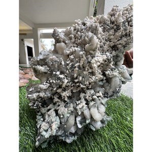 Calcedonia Negra Natural Premium con Apofilita y Estilbita, Espécimen de Cristal Curativo - Product Image 4