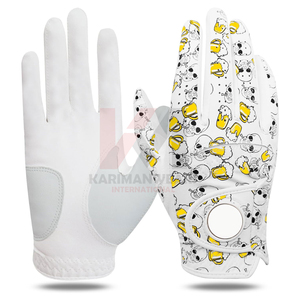 Gants de golf ajustés avec précision en cuir Cabretta, logo personnalisé, sensation seconde peau, respirants, équipement d'entraînement de golf professionnel, vente en gros - Product Image 1