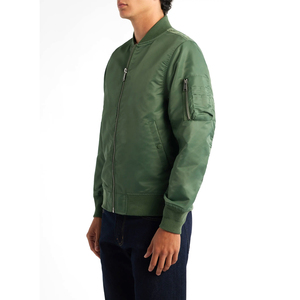 Vestes en nylon satiné décontractées pour hommes, prix de gros, logo personnalisé, service OEM, durables, chaudes, style streetwear, quantité en vrac - Product Image 3