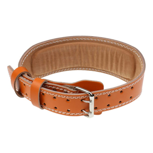 Ceinture de protection lombaire en cuir véritable personnalisable en gros, réglable, pour la musculation, équipement de gym avec logo personnalisé - Product Image 2