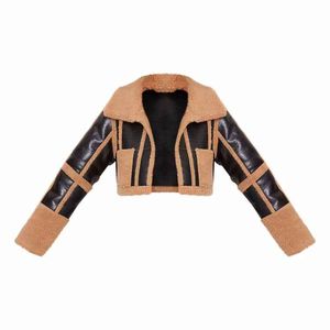 Chaquetas de Cuero Furat de Alta Calidad OEM, Chaqueta de Cuero Profesional Informal de Invierno con Cuello Alto, Resistente al Viento, Transpirable, con Opciones de Logotipo Personalizado - Product Image 2