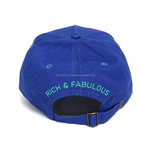 New Hot Custom Design 5 Panel Adults Cotton Baseball <b>Caps</b> With 3D Embroidery Logo Sports Hats For Man And Women - Product Image 4