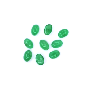 Esmeraldas naturales de Zambia calibradas en forma ovalada de 4x6 mm, cabujones sueltos de esmeralda natural para la fabricación de joyas, listas para usar. - Product Image 3