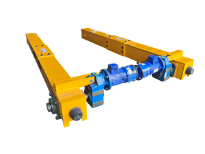 Grue EOT à entraînement par moteur et boîte de vitesses, 7,5 tonnes, 23 mètres, haute qualité |   Pont roulant robuste à poutre simple/double - Product Image 2