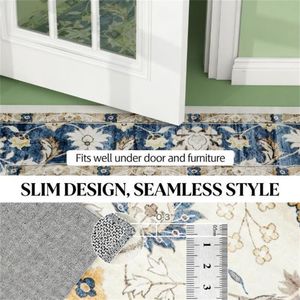 Alfombra Azul Estampada para Sala de Estar, Dormitorio, Comedor, Alfombras y Conjuntos para Diferentes Áreas - Product Image 2